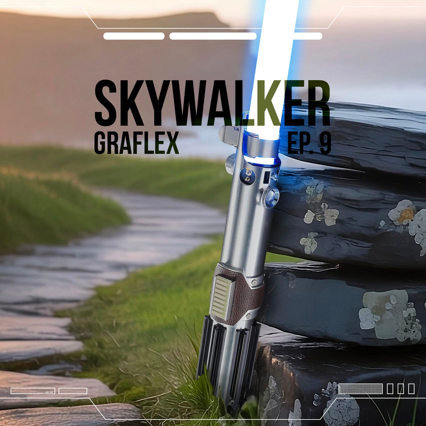 The ReyFlex, the reforged Graflex lightsaber from Star Wars Episode 9